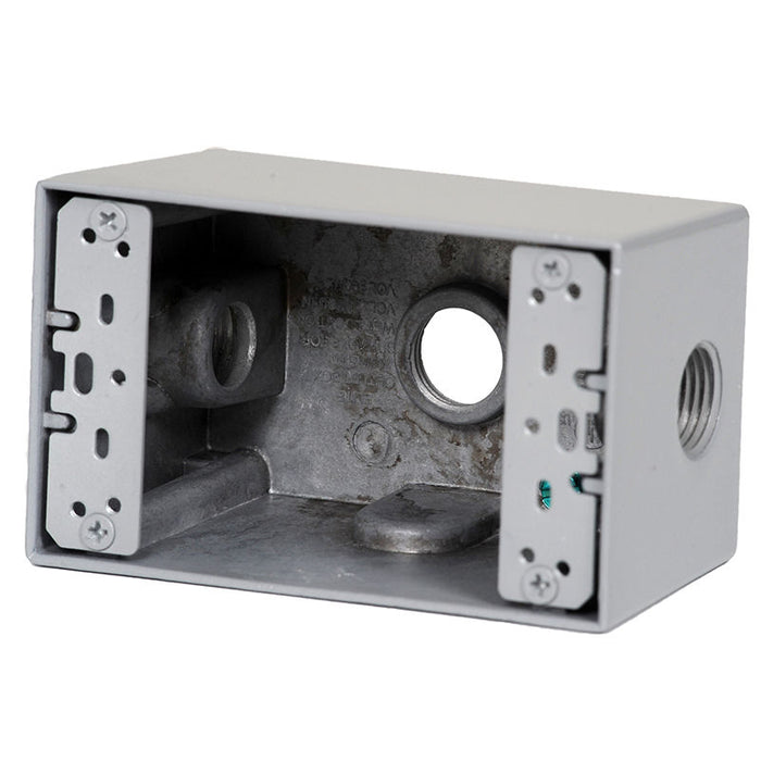 Westgate Manufacturing Electrical Box 1 Inch Trade Size 3 Outlet Holes 23.8 Cubic Inch (W1DB100-3)