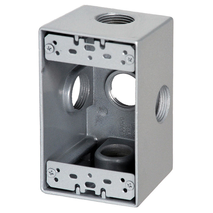 Westgate Manufacturing Electrical Box 1 Inch Trade Size 5 Outlet Holes 23.8 Cubic Inch (W1DB100-5X)