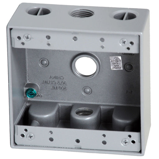 Westgate Manufacturing Electrical Box 1/2 Inch Trade Size 3 Outlet Holes 30.5 Cubic Inch (W2B50-3)