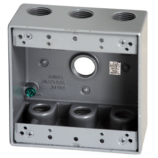 Westgate Manufacturing Electrical Box 1/2 Inch Trade Size 7 Outlet Holes 30.5 Cubic Inch (W2B50-7)