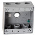 Westgate Manufacturing Electrical Box 3/4 Inch Trade Size 7 Outlet Holes 30.5 Cubic Inch (W2B75-7X)