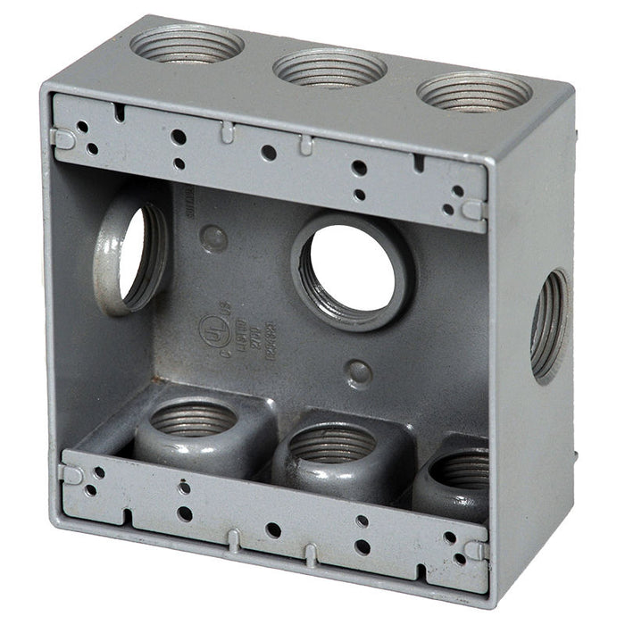 Westgate Manufacturing Electrical Box 1/2 Inch Trade Size 9 Outlet Holes 30.5 Cubic Inch (W2B50-9)