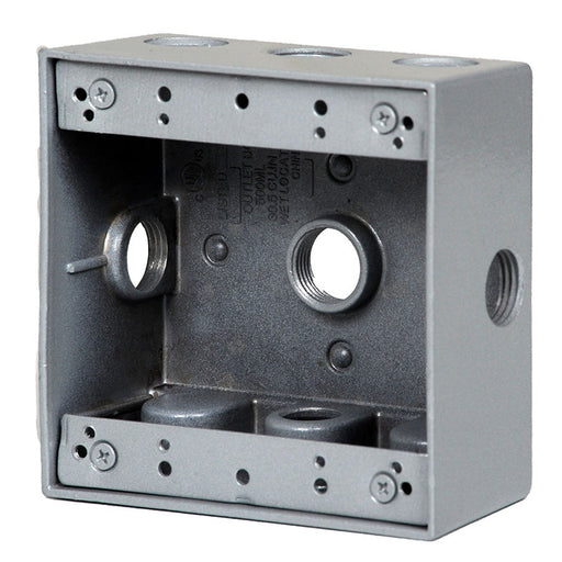 Westgate Manufacturing Electrical Box 3/4 Inch Trade Size 5 Outlet Holes 30.5 Cubic Inch (W2B75-5X)