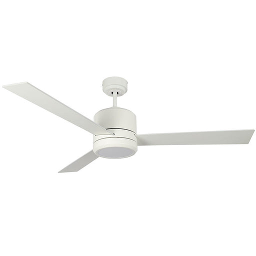 Westgate Manufacturing 52 Inch 3-Blade Ceiling Fan And Light 3000K 19W Integrated LED Wall Switch White And White Blades (WFL-116-WS-3B-52-30K-WH-WH)