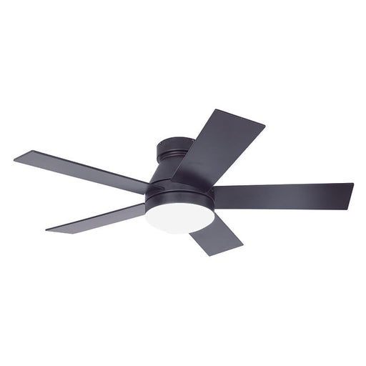 Westgate Manufacturing 42 Inch 5-Blade Ceiling Fan And Light CCT Selectable 3000K/3500K/4000K/5000K/6500K 18W Remote Matte Black Housing/Blades (WFL-DC-120-RC-5B-42-MCT5-BK-BK)