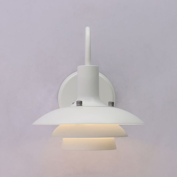 Westgate Manufacturing LCFL Wall Sconce 10W CCT Selectable 2700K/3000K/3500K/4000K/5000K Triac Dimming White (LCFL-WS-WH)