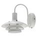 Westgate Manufacturing LCFL Wall Sconce 10W CCT Selectable 2700K/3000K/3500K/4000K/5000K Triac Dimming White (LCFL-WS-WH)