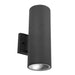 Westgate Manufacturing 4 Inch Wall Cylinder Up/Down Light 30W CCT Selectable 3000K/4000K/5000K 3W Dual-Dim Photocell Black (WMC4-UDL-MCTP-BK-DD-P)