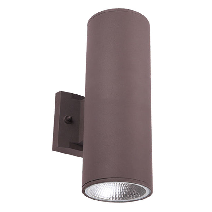 Westgate Manufacturing 4 Inch Wall Cylinder Up/Down Light 30W CCT Selectable 3000K/4000K/5000K 3W Dual-Dim Photocell Bronze (WMC4-UDL-MCTP-BR-DD-P)