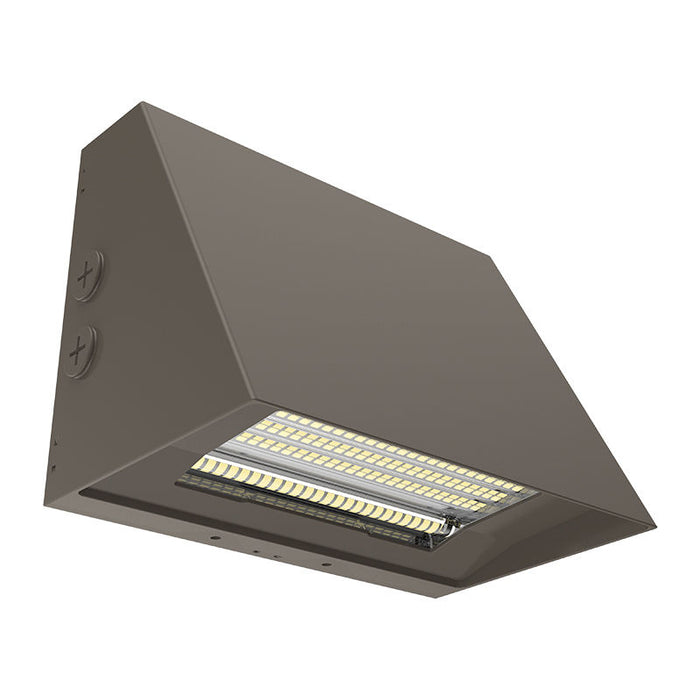 Westgate Manufacturing Beam-Adjustable Wall Pack Wattage/CCT Selectable 25W/30W/40W 3000K/4000K/5000K With Photocell Bronze (WPMAX-25-40W-MCTP)