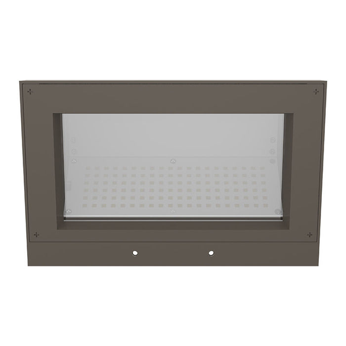 Westgate Manufacturing Visual Comfort Wall Pack Wattage/CCT Selectable 24W/32W/45W 3000K/4000K/5000K With Photocell Bronze (WPMAX-27-45W-MCT-VC)