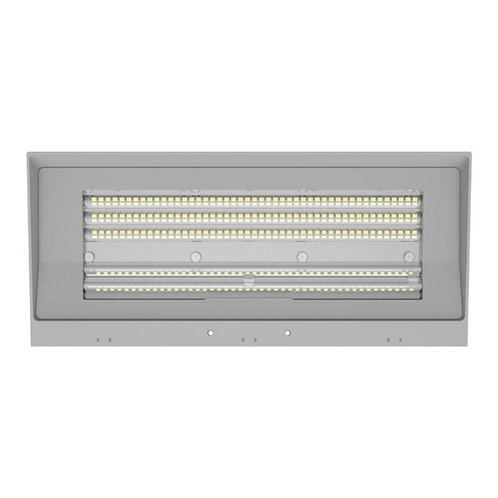 Westgate Manufacturing Beam-Adjustable Wall Pack Wattage/CCT Selectable 60W/80W/100W 3000K/4000K/5000K With Photocell Silver (WPMAX-60-100W-MCTP-SIL)
