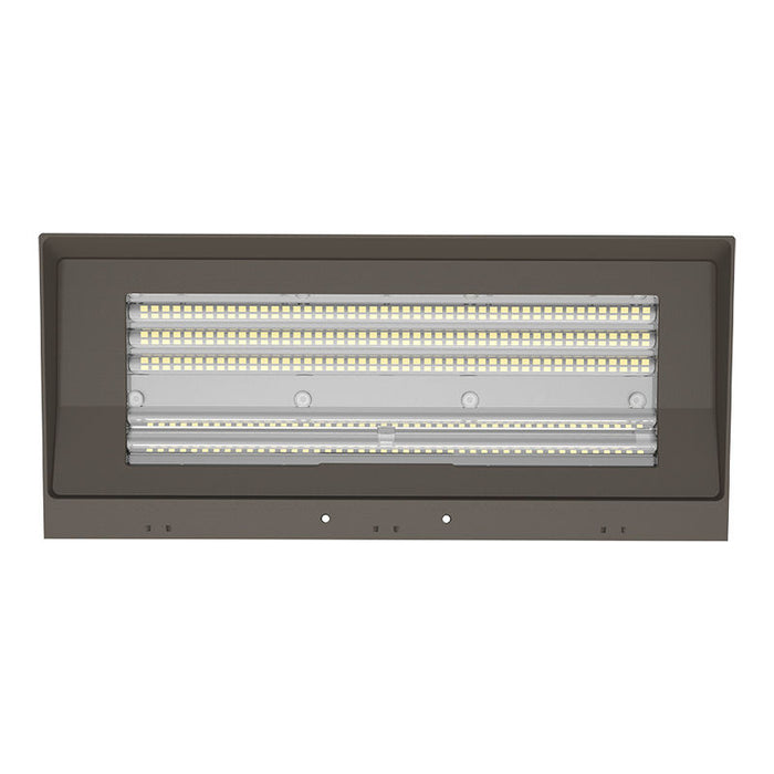 Westgate Manufacturing Beam-Adjustable Wall Pack Wattage/CCT Selectable 60W/80W/100W 3000K/4000K/5000K With Photocell Bronze (WPMAX-60-100W-MCTP)