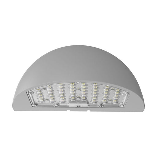 Westgate Manufacturing Half-Moon Wall Pack Wattage/CCT Selectable 48W/64W/80W 3000K/4000K/5000K Type3 With Photocell Silver (WPMX-48-80W-MCTP-SIL)