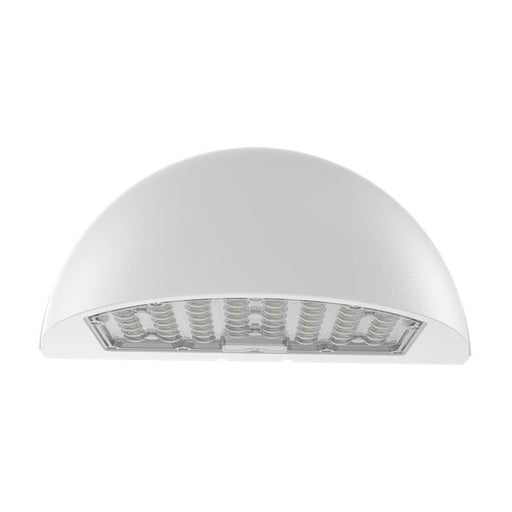 Westgate Manufacturing Half-Moon Wall Pack Wattage/CCT Selectable 24W/32W/40W 3000K/4000K/5000K Type3 With Photocell White (WPMX-24-40W-MCTP-WH)