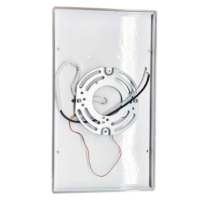 Westgate Manufacturing 10.5 Inch Vandal-Proof LED Wall Light 12W CCT Selectable 3000K/4000K/5000K 120V Triac Dimming White (WPV-12W-MCT-DT)