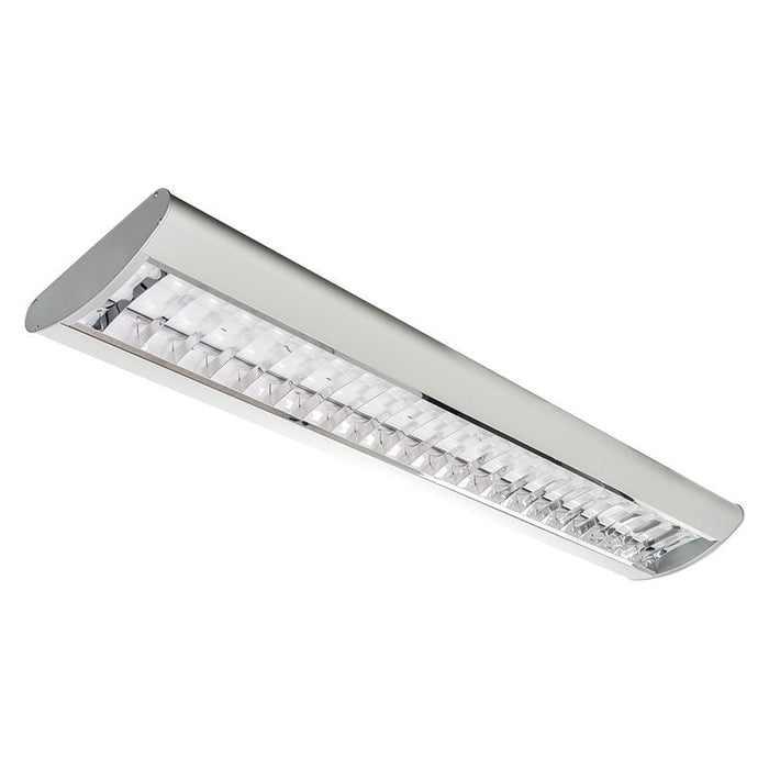 Westgate Manufacturing Architectural Parabolic Suspended Light 4 Foot Wattage/CCT Selectable 35W/40W/50W 3500K/4000K/5000K 120-277V 80 CRI 0-10V Dimming White (SCLP-4FT-50W-MCTP-D)