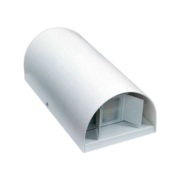 Westgate Manufacturing Adjustable Beam Angle Outdoor/Indoor Designer Wall Sconce Round Wattage/CCT Selectable 14W/18W/24W 3000K/4000K/5000K 120-277V White (CREA-57-MCTP-WH)