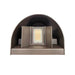 Westgate Manufacturing Adjustable Beam Angle Outdoor/Indoor Designer Wall Sconce Round Wattage/CCT Selectable 14W/18W/24W 3000K/4000K/5000K 120-277V Bronze (CREA-57-MCTP-BR)