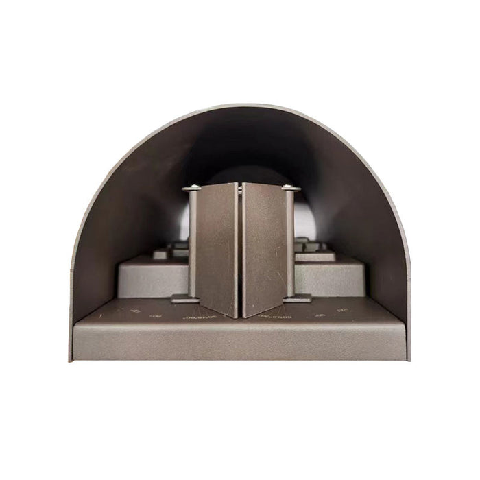 Westgate Manufacturing Adjustable Beam Angle Outdoor/Indoor Designer Wall Sconce Round Wattage/CCT Selectable 14W/18W/24W 3000K/4000K/5000K 120-277V Bronze (CREA-57-MCTP-BR)