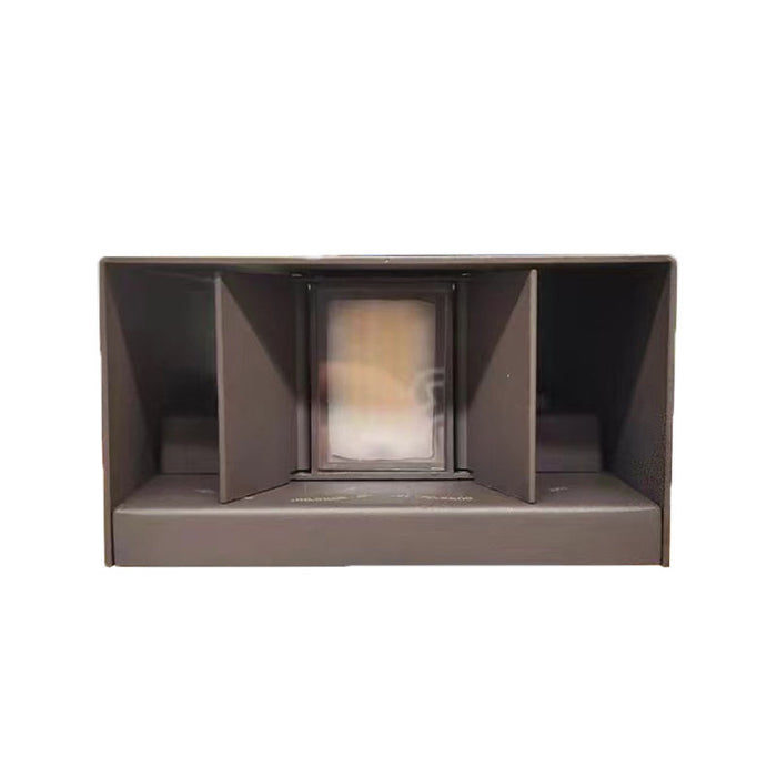 Westgate Manufacturing Adjustable Beam Angle Outdoor/Indoor Designer Wall Sconce Square Wattage/CCT Selectable 14W/18W/24W 3000K/4000K/5000K 120-277V Bronze (CREA-56-MCTP-BR)