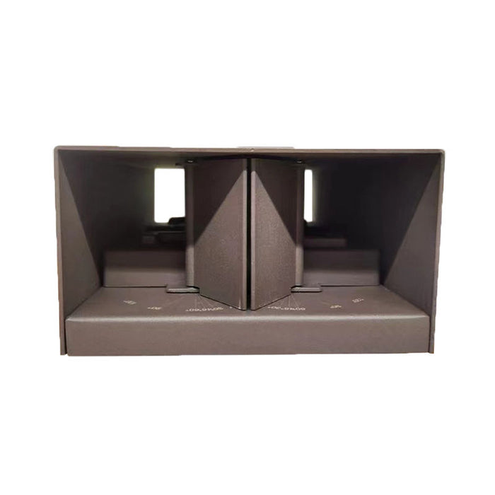 Westgate Manufacturing Adjustable Beam Angle Outdoor/Indoor Designer Wall Sconce Square Wattage/CCT Selectable 14W/18W/24W 3000K/4000K/5000K 120-277V Bronze (CREA-56-MCTP-BR)