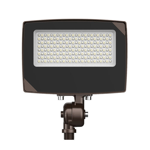 Westgate Manufacturing Max Flood Wattage/CCT Selectable 20/30/50W 3000K/4000K/5000K 120-277V 0-10V Dimming Digital Beam Angel Knuckle Mount Photocell Bronze (LF4MAX-MD-20-50W-MCTPB-KN-P)