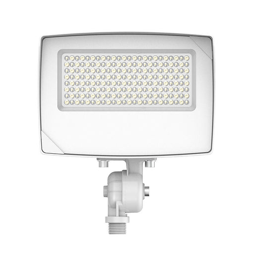 Westgate Manufacturing Max Flood Wattage/CCT Selectable 15/25/35W 3000K/4000K/5000K 120-277V 0-10V Dimming Digital Beam Angel Knuckle Mount Photocell White (LF4MAX-SM-15-35W-MCTPB-KN-P-WH)