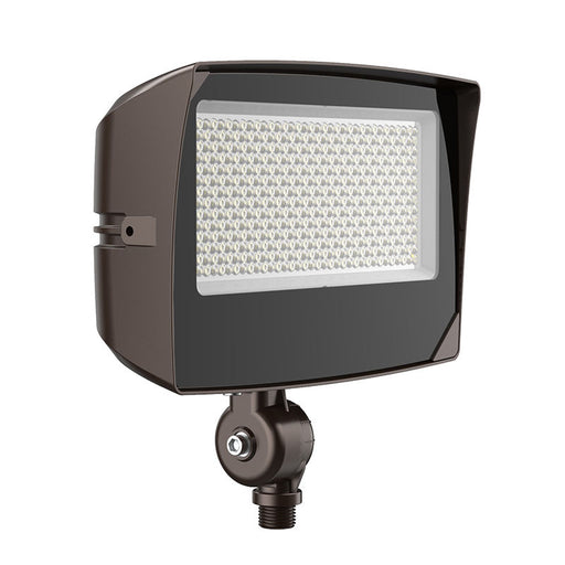 Westgate Manufacturing Max Flood Wattage/CCT Selectable 45/60/80W 3000K/4000K/5000K 120-277V 0-10V Dimming Digital Beam Angel Knuckle Mount Photocell Bronze (LF4MAX-MD-45-80W-MCTPB-KN-P)