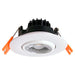 Westgate Manufacturing Snap-In 3 Inch Round Gimbal Light 7W CCT Selectable 600Lm 90 CRI Dim White (RDL3S-ADJ-MCT5-WH)