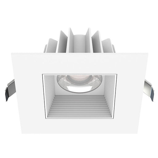 Westgate Manufacturing Snap-In 4 Inch Square Recessed Light 15W CCT Selectable 1200Lm 90 CRI Dim Smooth/Baffle White (SDL4S-SB-MCT5-WH)