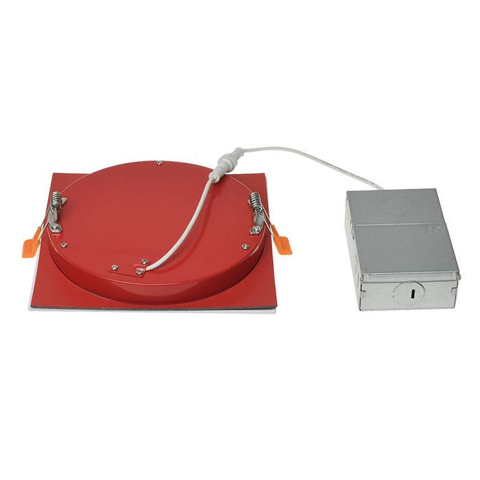 Westgate Manufacturing 4 Inch Slim Light 9W 630Lm CCT Selectable 2700K/3000K/3500K/4000K/5000K Wet Location (SSL4-MCT5-FR)