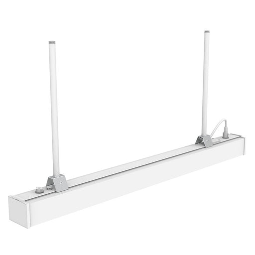 Westgate Manufacturing 4 Foot 4 Inch Wet Location Linear Light Wattage/CT Selectable 40W/60W/80W 3500K/4000K/5000K 0-10V Suspended Or Wall (SCX4-IP66-SUS-4FT-40-80W-MCTP)