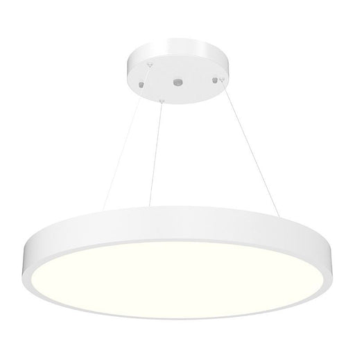 Westgate Manufacturing LED Architectural 32 Inch Round Suspended MCTP Wattage/CCT Selectable 40W/60W/80W 3000K/3500K/4000K 10 Foot (SCR-32D-MCTP-D)