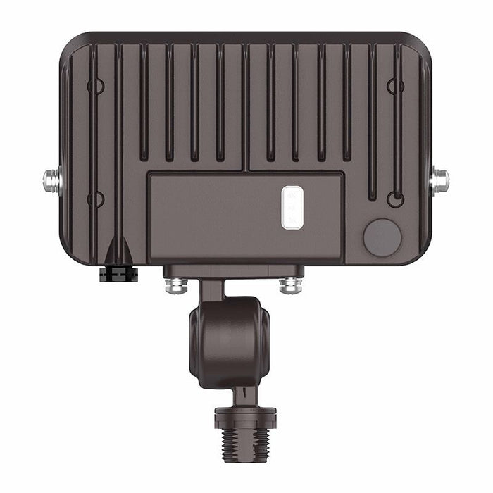 Westgate Manufacturing Builder Series Small Flood 30W 120V CCT Selectable 3000K/4000K/500K Knuckle With Photocell Bronze (LFE-30W-MCT-KN-P)