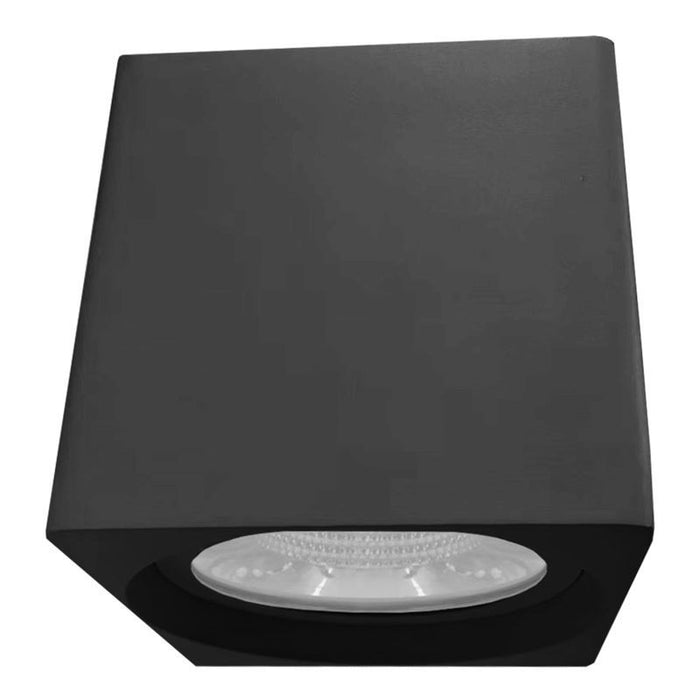 Westgate Manufacturing 7 Inch Short Square Cylinder Rounded Corners Selectable 30W/40W/50W 3000K/4000K/5000K Dual Dimming 120-277V - Black (CMCSR7S-MCTP-DD-BK)