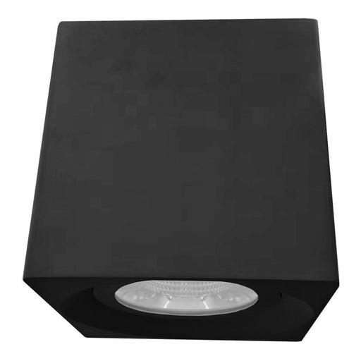 Westgate Manufacturing 9 Inch Short Square Cylinder Rounded Corners Selectable 42W/56W/70W 3000K/4000K/5000K Dual Dimming 120-277V - Black (CMCSR9S-MCTP-DD-BK)