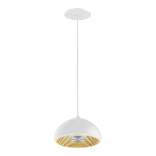 Westgate Manufacturing 8 Inch EU Pendant With 8W Indirect Light Source White With Copper Reflector 3000K Triac Dimming (LCEU-8-30K-WH)