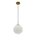 Westgate Manufacturing 12 Inch Seeded Glass E26 Architectural Globe Pendant 67 Inch Pendant Drop Black (LCFG-12-E26-SG-BK)