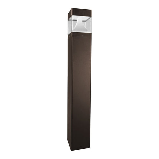 Westgate Manufacturing G8 Bollard Head Square Chrome Reflector Wattage/CCT Selectable 10W/18W/25W 3000K/4000K/5000K Bronze (BOL-G8-200-MCTP-BR-CH)