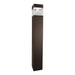 Westgate Manufacturing G8 Bollard Head Square Chrome Reflector Wattage/CCT Selectable 10W/18W/25W 3000K/4000K/5000K Bronze (BOL-G8-200-MCTP-BR-CH)