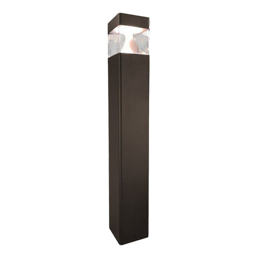 Westgate Manufacturing G8 Bollard Head Square White Reflector Wattage/CCT Selectable 10W/18W/25W 3000K/4000K/5000K Bronze (BOL-G8-200-MCTP-BR-WH)