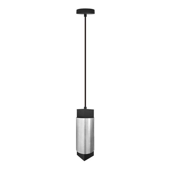 Westgate Manufacturing Milan Series Cylinder Selectable 12W/16W/20W 3000K/4000K/5000K Dual Dimming 120-277V Brushed Nickel/Black (CMC5-MILAN1-MCTP-DD-BN)