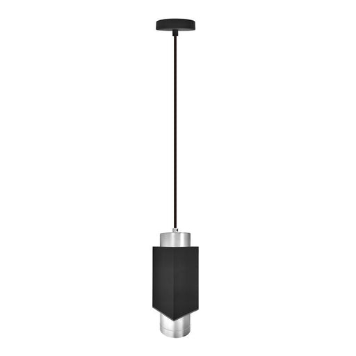 Westgate Manufacturing Milan Series Cylinder Selectable 12W/16W/20W 3000K/4000K/5000K Dual Dimming 120-277V Brushed Nickel/Black (CMC5-MILAN2-MCTP-DD-BN)