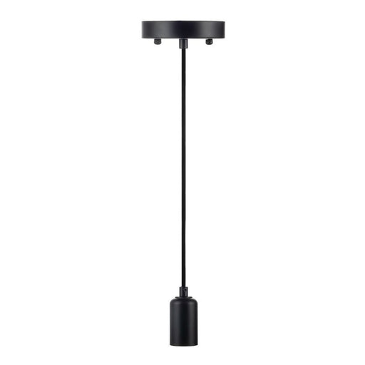Westgate Manufacturing Decorative Socket Pendant 039 6 Foot Black Cord - Black (DSP-039-6FT-BK)