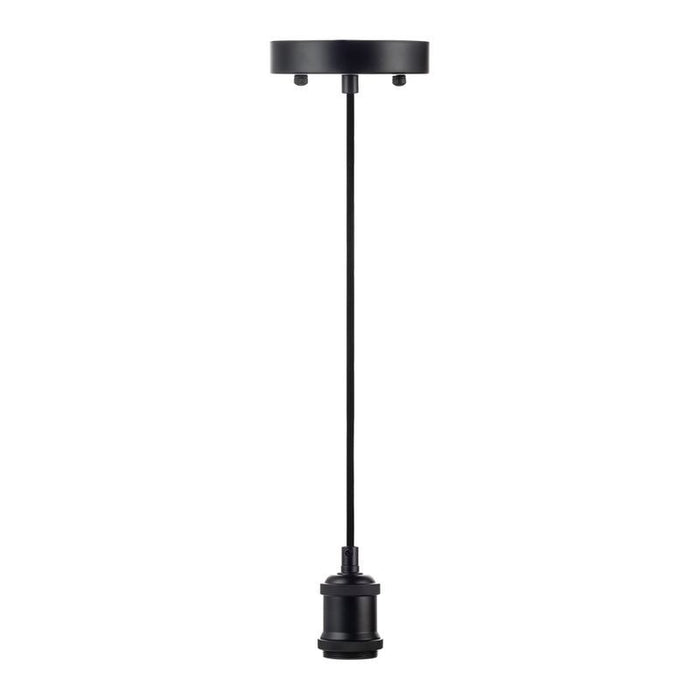 Westgate Manufacturing Decorative Socket Pendant 066 6 Foot Black Cord - Black (DSP-066-6FT-BK)