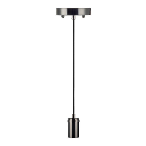 Westgate Manufacturing Decorative Socket Pendant 722 6 Foot Black Cord - Gun Black (DSP-722-6FT-GB)