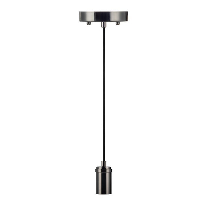 Westgate Manufacturing Decorative Socket Pendant 722 6 Foot Black Cord - Gun Black (DSP-722-6FT-GB)