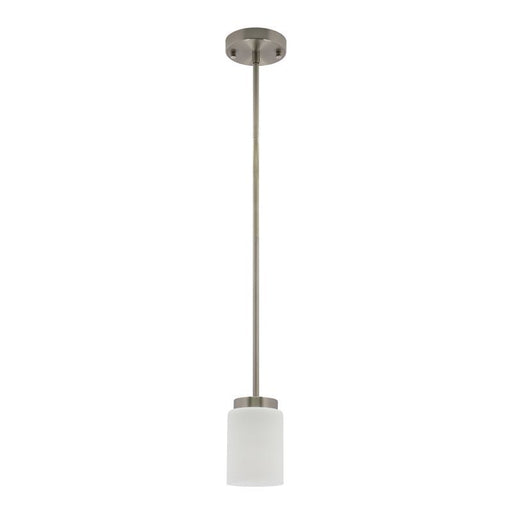 Westgate Manufacturing LCFE Series Lamp-Ready 1-Lamp Pendant 54 Inch Adjustable Downrod Brushed Nickel (LCFE-E26-P1L-BN)
