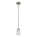 Westgate Manufacturing LCFE Series Lamp-Ready 1-Lamp Pendant 54 Inch Adjustable Downrod Brushed Nickel (LCFE-E26-P1L-BN)